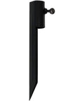 Ground Spike Garden Stakes For Outdoor Lights Set Of 2 Steel Torch Stakes Fits Poles Up To 1.25 Inches No Fuss Setup