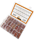 Ceramic Capacitor Kit 2400Pcs Multilayer Monolithic Chip Caps 2pF To 100nF 50V Assortment Set in storage box