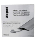 Box of floor cord management kit for hiding cables with cord cover and protector wire organizer and hider to create a slick trip free surface ivory 50 feet CDI50