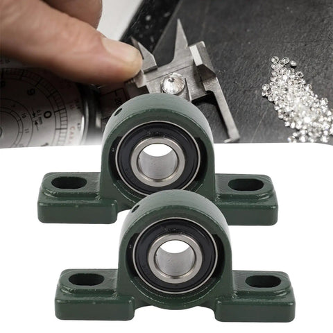 2 Piece 20 mm Pillow Block Bearing Ucp204 Self Aligning High Hard Steel Heavy Duty Unit Industrial Machinery Rated For Life robust bearing blocks, two mounted units