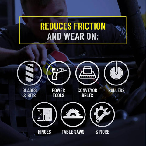 Specialist Dry Lube With Smart Straw PTFE Spray for Power Tools and Machinery Reduces Friction and Wear promotional image