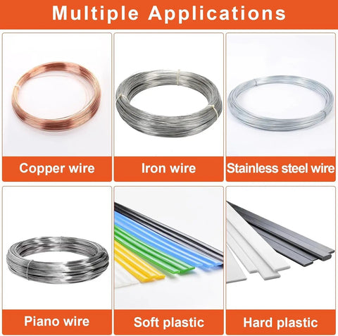 Air Nipper Pneumatic Scissors With Ergonomic Grip For Cutting Plastic And Metal Wires, 155mm Length, 0.5-0.6 MPa, for multiple wire types