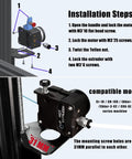 Installation steps for Ultra Lightweight Hgt Extruder With Nema14 36mm on Ender 3 V2 Pro 5 Plus CR10 3D printers