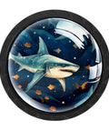 Shark-themed 4 Piece Cabinet Knobs And Drawer Pulls Set Round Furniture Handles For Kids with easy install screws included