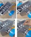 2000W Portable Micro Hydro Generator For Home And Off Grid Use 110V And 220V Pelton Horizontal Water Turbine With Aluminum Alloy Construction For Camping And Backup Power showing internal Pelton-style turbine features.