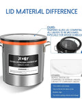 PB Motor Tech 3-Gallon stainless steel vacuum chamber with tempered glass lid