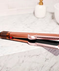Airstrait Wet To Dry Hair Straightener With No Heat Damage And No Hot Plates on marble countertop
