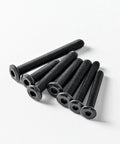 Flat Head M5 X 20mm Hex Socket Cap Screws Bolts Kit 25 Pack Black Oxide 304 Stainless Steel 18 8 with Hex Key Bright Finish
