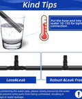 WISSXNA 300PCS barbed drip irrigation fittings kit for 1/4 inch tubing; includes tees, elbows, end plugs.