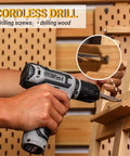 Sweet Cordless Drill Tool Set Kit With 12V Battery Quick Charge 800 RPM Electric Drill Driver used for wood assembly