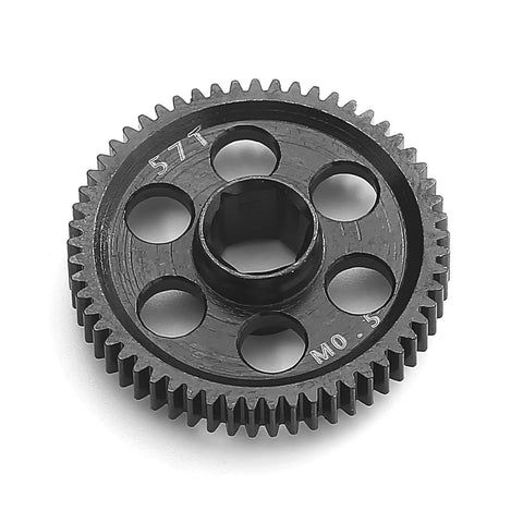 Metal Spur Gear 0.5M 57T Hardened Steel Main Gear 311196 for Arrma RC Cars