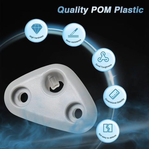 Sun Visor Mount Clip For Subaru Forester Impreza Crosstrek, Gray Driver Side Visor Clip Repair Bracket, Durable POM Plastic