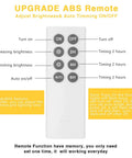 Remote Control for Solar Flood Lights Outdoor LED Flood Lights with 800LM Output and Timing Functions, White ABS Material