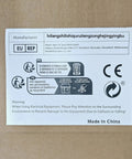 Heavy Duty Cast Iron Dividing Head Equipped With A Top Shelf 3 Jaw Universal Chuck And Rugged Tailstock For Precision CNC Milling Rotary Tables In 4 5 Or 6 Inch Sets warning and recycling instructions on packaging, made in China.