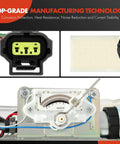 Close-up of Fuel Pump Assembly With Sending Unit For Ford Expedition 1999 2000 2001 2002 4.6L 5.4L 4WD And Lincoln Navigator 1999 5.4L Replacement XL1Z 9H307AA Direct Fit Replacement showing connector and components.