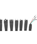 Set of six relays and universal lead from Near Universal Automotive Relay Tester Kit With Six Popular Relays And Universal Lead, 24V And 12V Compatible Relay Tester For Vehicle Electrical System Maintenance, Easy Plug And Play Troubleshooting For Drivers