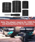 Leaf Spring Pin And Bushing Adapter Service Kit For 15000 Pin And Bushing Starter Kit Pro Grade with components displayed