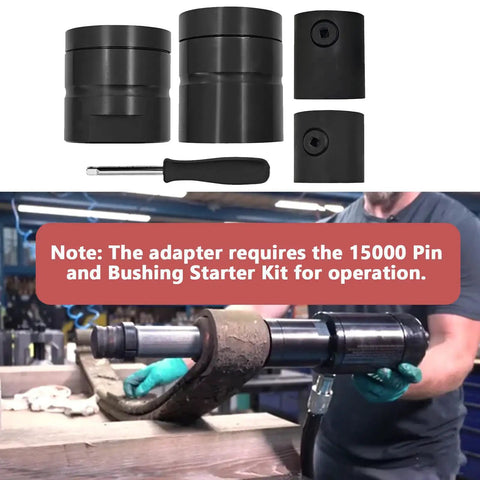 Leaf Spring Pin And Bushing Adapter Service Kit For 15000 Pin And Bushing Starter Kit Pro Grade with components displayed