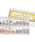 Stainless Steel Watch Crown And Stem Replacement Kit With Multiple Sizes For Easy Repair Pro Grade Parts For Watchmakers