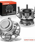 2X Rear Wheel Bearing And Hub Assembly For Honda Accord 2014 2020 FWD 5 Lug Compatible With Hybrid And Gas Models Replacement Set