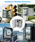 Outdoor Electrical Box With Built In Thermostat And Fan for Easy Temperature Control, ABS Enclosure, Junction Box in Various Scenarios