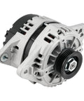 Front view of 90 Amp Alternator For Hyundai Accent 2006 Through 2009 GLS, Rio, Rio5, Tucson 2.0L, Sportage 2.0L with 4-Groove Pulley
