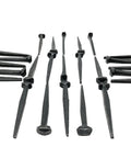 2 Inch Wrought Head Nails Set Decorative Antique Rose Head Nails For Barn Doors Antiquing Projects Hanging Cast Iron Skillets