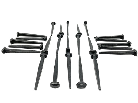 2 Inch Wrought Head Nails Set Decorative Antique Rose Head Nails For Barn Doors Antiquing Projects Hanging Cast Iron Skillets