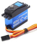 Ride Or Die Heavy Duty 35Kg Digital Metal Gear Servo 90 Degree 4 8V To 6V Aluminum Alloy Motor shown with power wire.