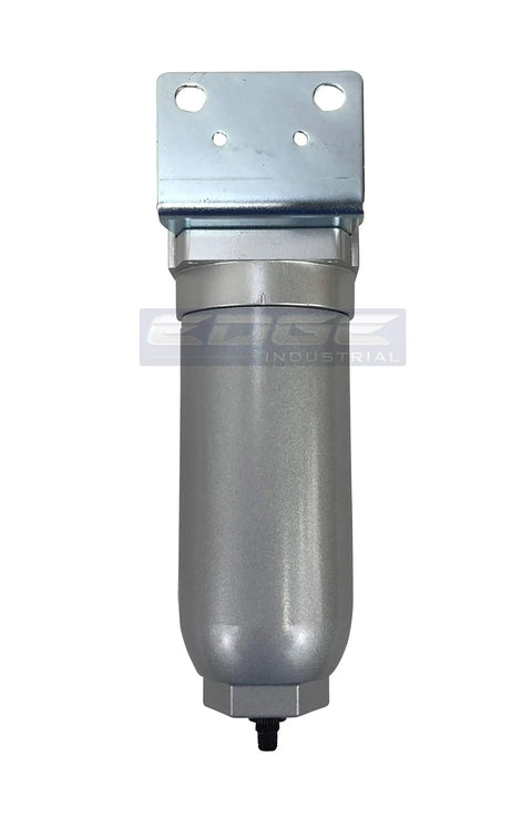 Built Tough High Flow In Line Particulate Filter And Water Trap For Compressed Air Systems With 5 Micron Filtration, Metal Bowl, Auto Drain, Three Quarter Inch NPT, 11 Oz Capacity