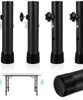 Legit Heavy Duty Folding Table Extenders With Solid Steel Riser Blocks for adjustable height boosts and ergonomic support.