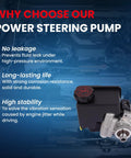 Power Steering Pump For 3.8L V6 Cars Fits Buick Regal 1996 To 2004 Chevy Monte Carlo 1998 To 2003 Low Noise Vibration Reduced