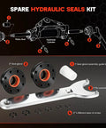 Diagram of Front Mount Hydraulic Steering Seal Kit With Pin Wrench And Support Bracket Puller For Outboard Motors