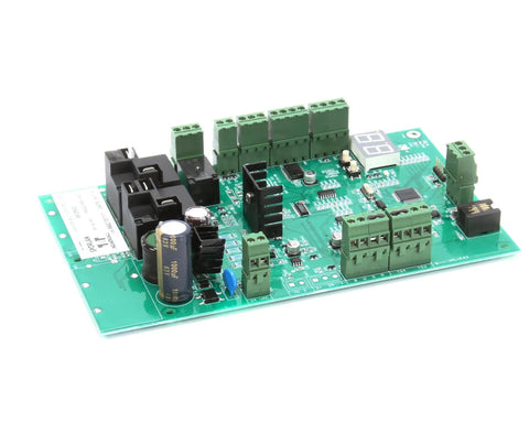 Replacement Board Controller Measure 19 14153 Industrial Grade Control Module For Commercial Refrigeration Gear And Food Service Units Ready To Install Built To Last. green PCB with terminal blocks