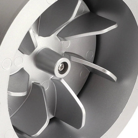 Close-up of Micro Hydro Turbine Generator With Permanent Magnet Brushless Motor for small streams, off-grid battery charging.