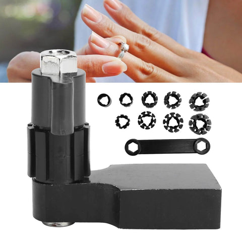 Ring Fixture Clamp Holder Set For Jewelry Making Fixed Ring Setting Polishing And Engraving Tool Kit Black Durable Craft Stand