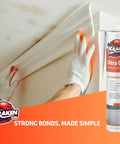 White Heavy Duty Construction Adhesive 12 Pack With Fast Cure And Strong Grab For Tile Wall Panels Marble And Granite Sticking Like Crazy For DIY And Pro Projects adhesive in use on ceiling trim