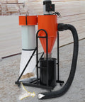 2 HP Dust Collector Beast For Your Shop With 1167 CFM Portable Vortex System in woodworking shop setting