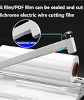 Pro Shrink Wrap Sealing Machine With Heat Cutting Bar showing Nichrome wire and film cutting mechanism for efficient sealing.