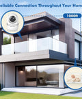 Top Shelf 6 Inch Video Baby Monitor With Ips Screen And Camera for Crystal Clear Audio and 30 Hour Battery Life featuring a house and monitor connection.