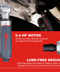 5102MAX Air Die Grinder With Right Angle Head, Ergonomic Grip, 0.4 HP, 20,000 RPM Motor, Lightweight, Powerful in action