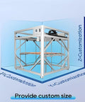 Industrial Grade Large Format 3D Printer For Production Use, showcasing metal frame in customizable size for large parts