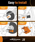 Installation steps for Rear Wheel Hub And Bearing Assembly For Nissan Rogue FWD 2014 To 2019 And Rogue Sport FWD 2017 To 2019 With Encoder ABS