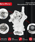 Water Pump Thermostat Kit Drop In Direct Replacement For 2013 2020 Encore And 2011 2016 Cruze 2016 Cruze Limited 2012 2020 Sonic And 2013 2020 Trax L4 1.4L Turbo Engine Premium Quality showing high-quality material, components and installation ease with focus on efficient performance.