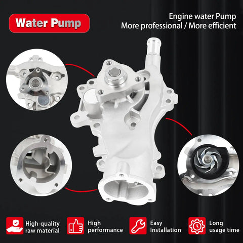 Water Pump Thermostat Kit Drop In Direct Replacement For 2013 2020 Encore And 2011 2016 Cruze 2016 Cruze Limited 2012 2020 Sonic And 2013 2020 Trax L4 1.4L Turbo Engine Premium Quality showing high-quality material, components and installation ease with focus on efficient performance.