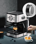 Semi Automatic Home Espresso Machine With Built In Milk Frother For Barista Style Lattes, Cappuccinos And More, Pump Type Coffee Maker