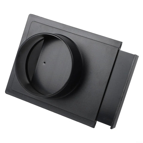 Heavy Duty 100Mm Dust Hose Adapter For Vacuum Cleaners With Robust Abs Plastic Construction, top view of 100mm connector.
