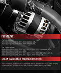 High Output 150 Amp Alternator Replacement For Toyota Sienna 2007-2016 Highlander 2011-2016 Venza 2010-2015 V6 3.5L Engine