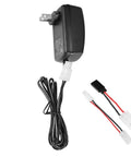 Auto Stop RC Battery Charger For NiMH NiCd Packs From 3.6V To 10.8V With Trickle Charge And Green LED, Compact And Highly Compatible