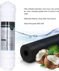 10 Inch Universal Water Purifier Filter Replacement With PP Cotton Dual Pack For Home And Industrial Setups Easy Install Traps Sediment And Impurities Broad Compatibility With Most Brands featuring filter and coconut shell
